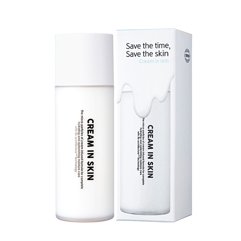 伊思(It's skin)沁润乳霜柔肤水 小白瓶补水保湿紧致焕亮柔润 基础护肤多效合一 化妆水柔肤水清爽温和 150ml