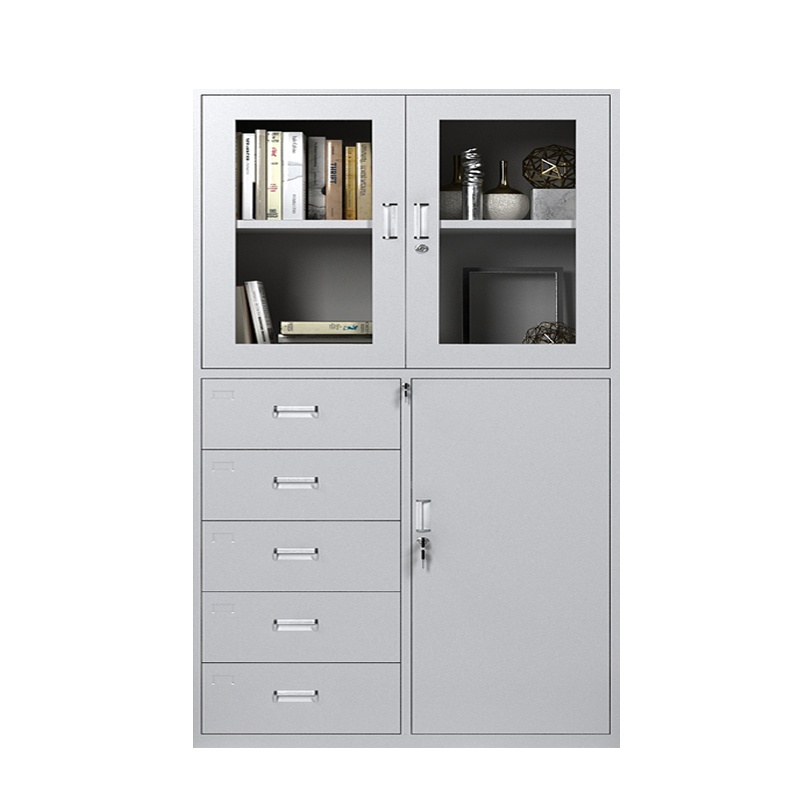 瑞丰杰-偏五斗文件柜偏5斗档案柜资料柜铁皮柜G10