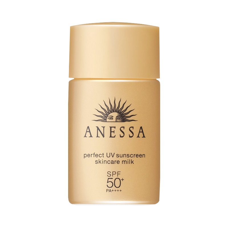 【日本原装进口】资生堂安耐晒/安热沙户外防晒霜男女清爽防水防晒隔离喷雾防紫外线 金色防晒霜20g