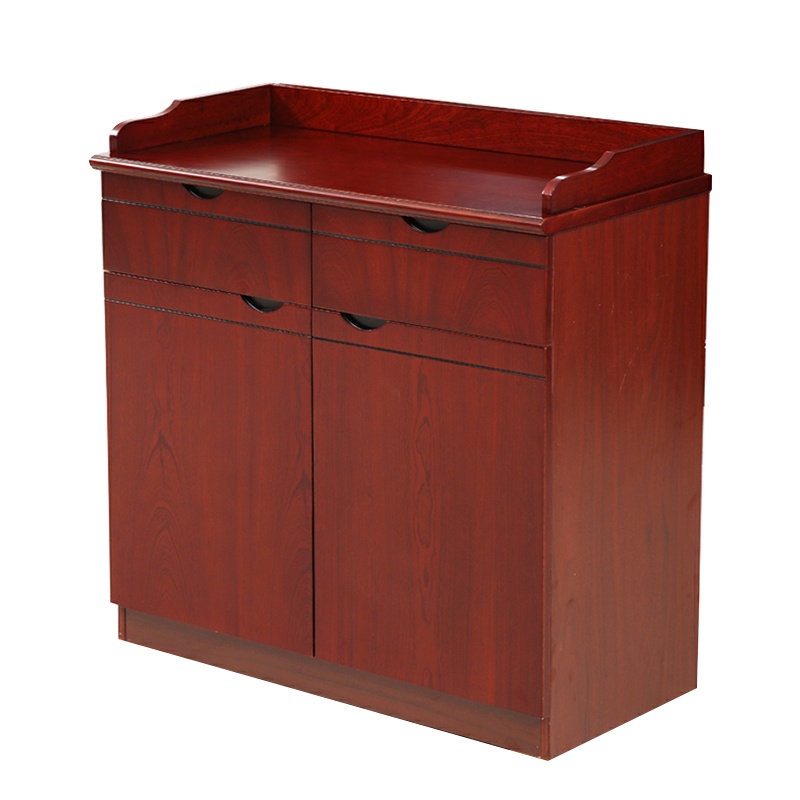 三金鑫 办公家具茶水柜餐边柜贴木皮油漆茶水柜其他人造板办公柜类低柜 餐边柜