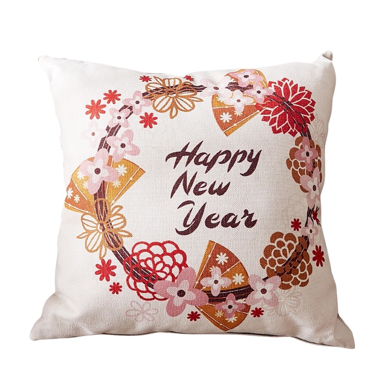 时尚居家抱枕 FN-TJ023 漫生活爱家亚麻抱枕45*45cm (单位:个)