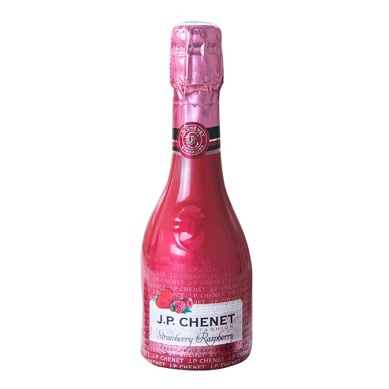 法国原瓶进口 香奈(J.P.CHENET) 时尚系列草莓覆盆子香起泡酒200ML单支