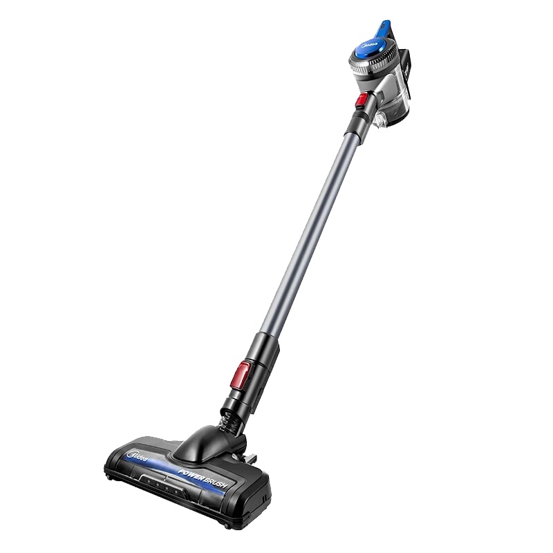 美的(Mdiea)升级无线手持充电除螨吸尘器家用小型大吸力 强力手持式吸尘吸拖一体机P3M 蓝色