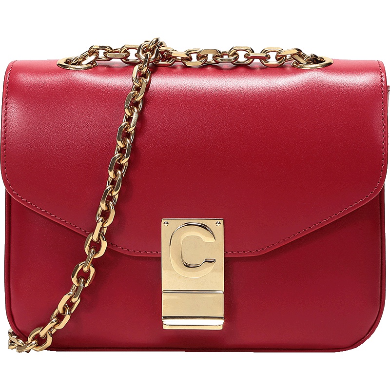 CELINE 赛琳 女士牛皮C BAG小号单肩包 188403BFB