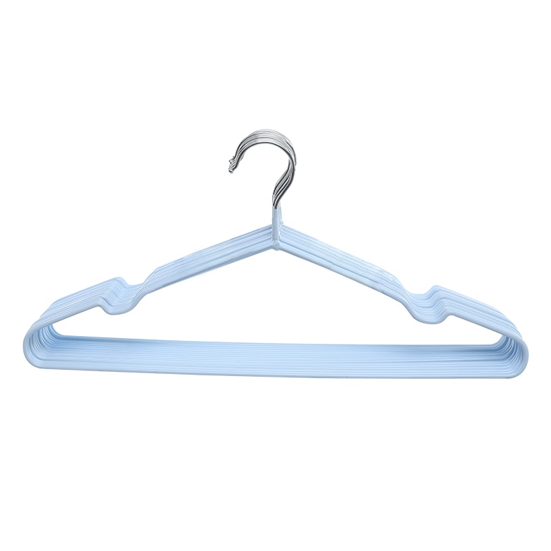 禧天龙citylong8支装家用浸胶衣架防滑无痕晾衣架金属裤架衣撑成人衣挂