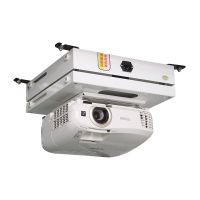 博睿奇投影仪支架吊顶超薄三面电动吊架家用办公投影仪支架升降机