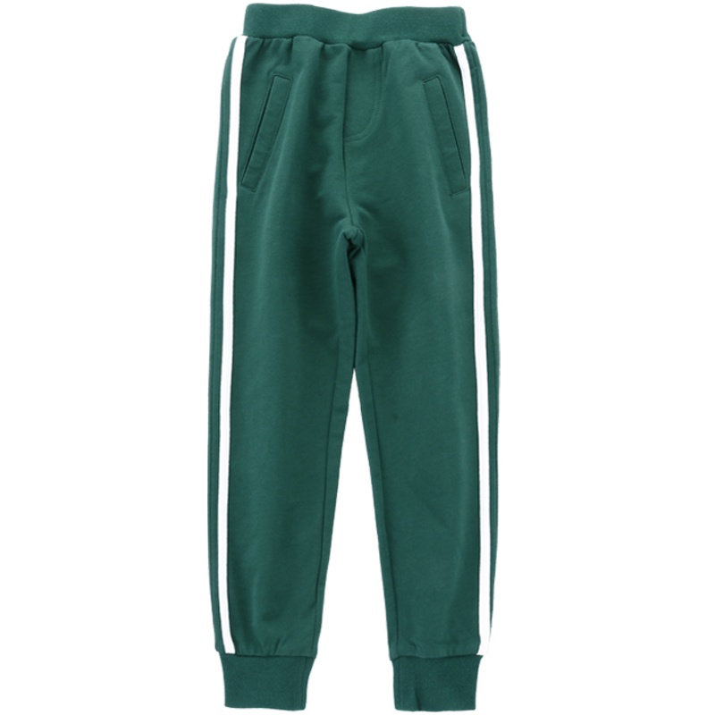 小红豆童装儿童裤子春秋新款男童卫裤女童纯棉运动裤中大童宝宝休闲裤