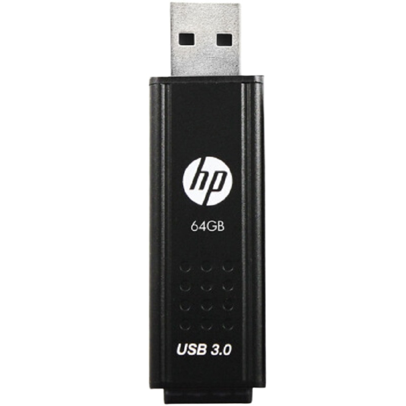 惠普(HP)64GB USB3.0 U盘 x705w 金属磨砂黑爵士