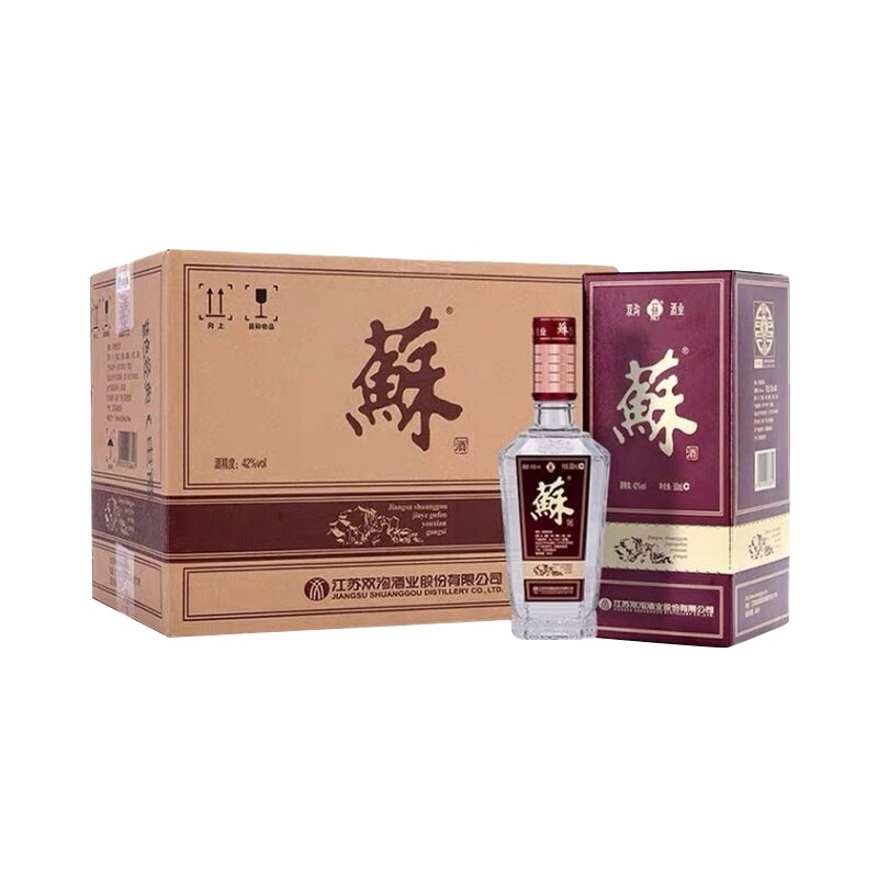 双沟苏酒普苏 42度 500mL*6瓶 整箱装 浓香型白酒