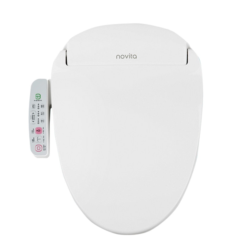 科勒旗下诺维达(novita)BD-K330ST(短款)智能马桶盖洁身器加热坐便盖板即热式通用短款u型坐便器盖板智能器盖
