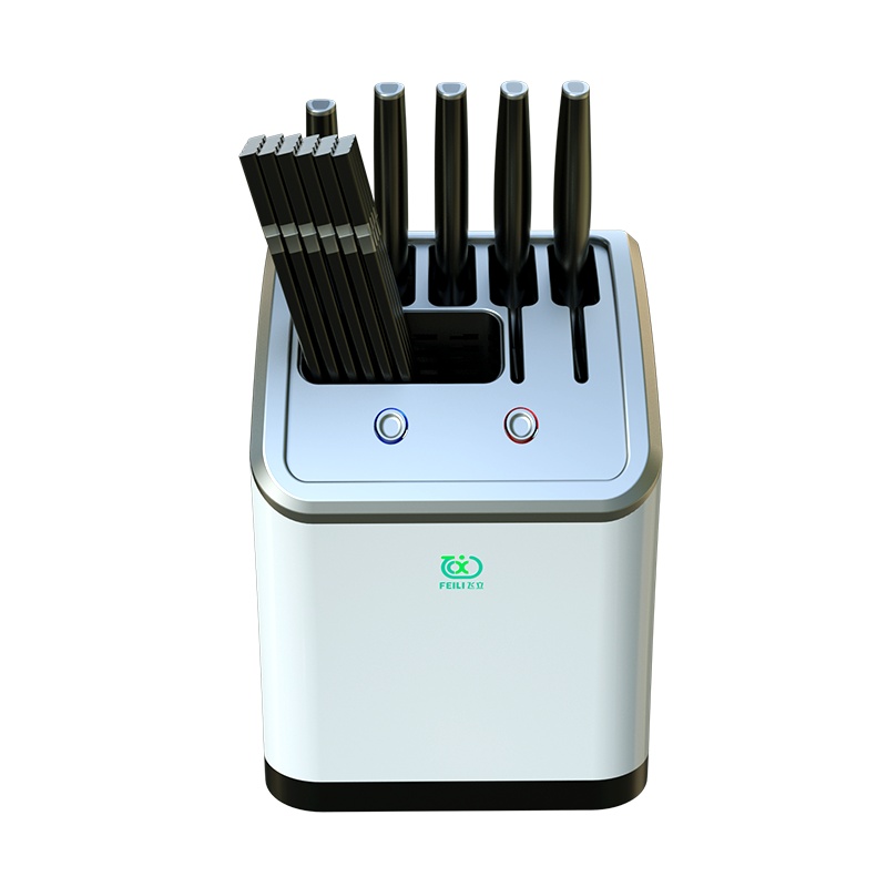 飞立FL-D02M砧板筷子刀具菜板消毒机家用小型智能紫外线杀菌烘干消毒刀架