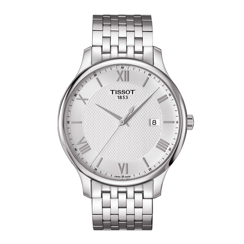 天梭(TISSOT)瑞士手表俊雅系列钢带防水休闲时尚商务男士手表T063.610.11.038.00