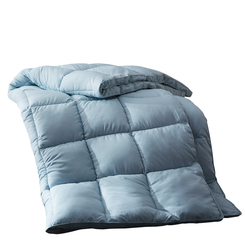 北极绒(Bejirog)家纺 保暖被子羽丝绒加厚秋冬被单双人纯色被芯太空被薄被子棉被斜纹空调被四季被