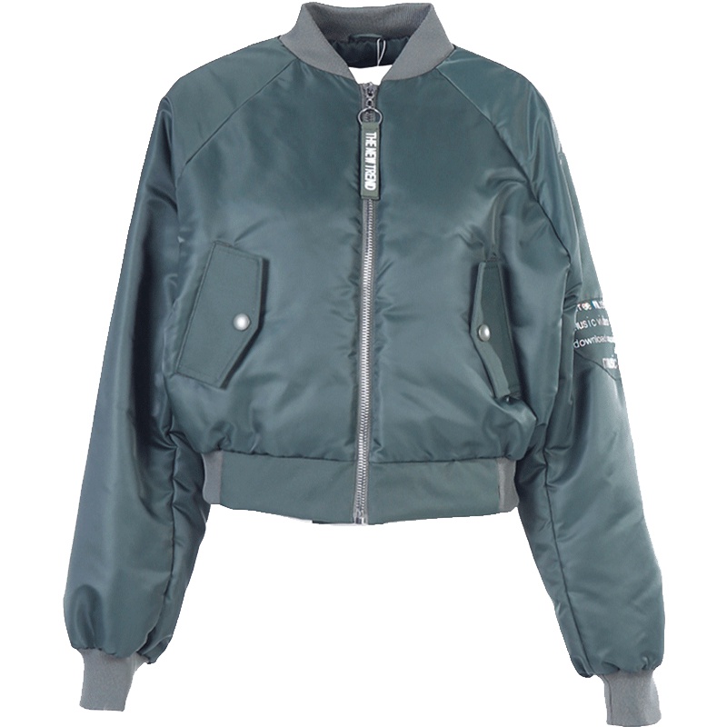 ERAL/艾莱依2018女式短款立领时尚直筒羽绒服外套617102001