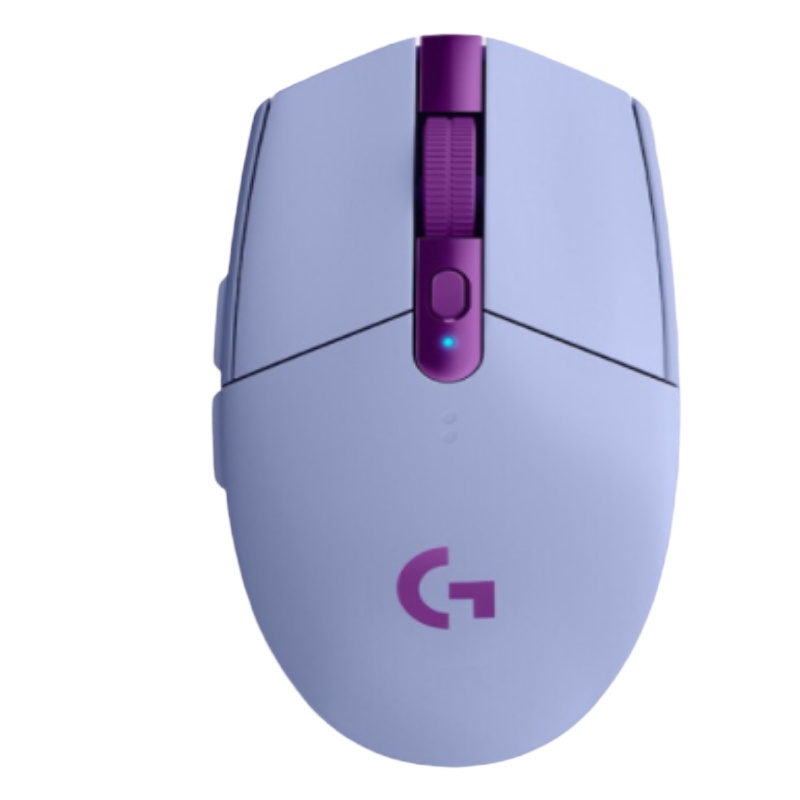 罗技(Logitech) G304 LIGHTSPEED无线鼠标 游戏鼠标 轻质便携 吃鸡鼠标 绝地求生 鼠标宏 淡紫