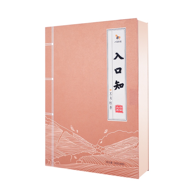 八马茶叶 入口知系列 小种工夫红茶 茶叶礼盒装180g