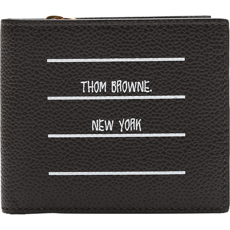 THOM BROWNE 汤姆·布朗 男士皮革短款钱包钱夹 MAW146A 05808