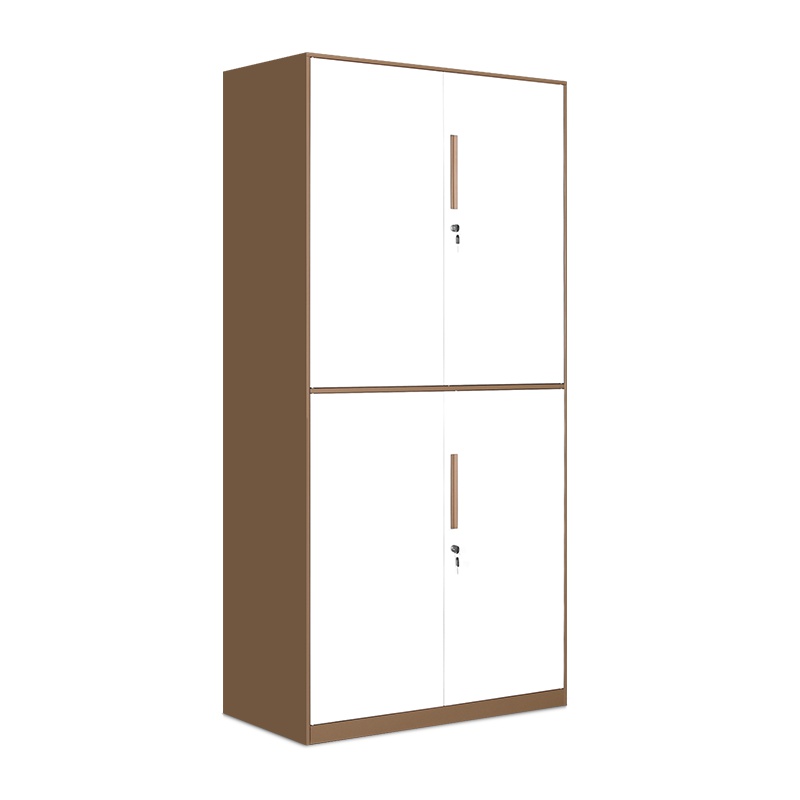 [红心家居]办公家具文件柜钢制加厚0.8mm通双节铁皮柜办公柜资料柜档案柜