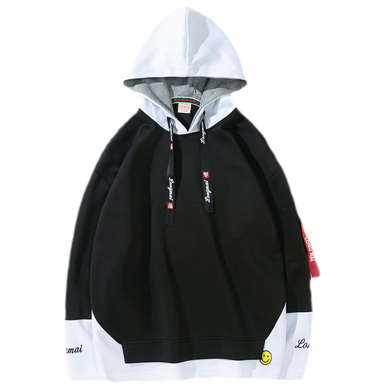 狮臣SHICHEN 卫衣套装男2023年秋季新款时尚百搭运动服男士连帽套头宽松休闲卫衣男长袖卫衣套装男装