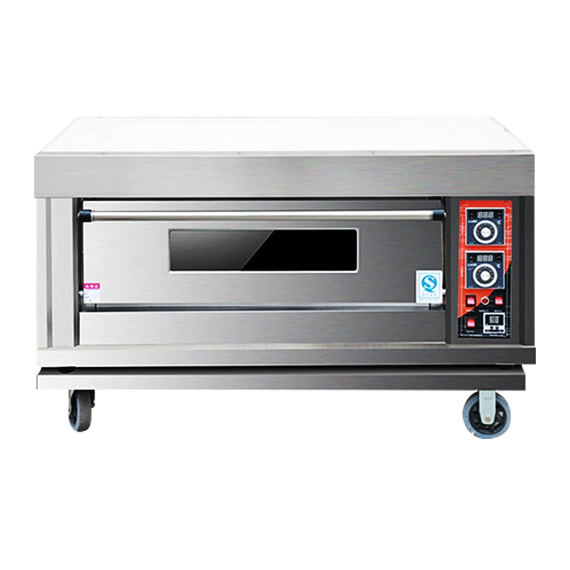 埃利斯(AILISI)商用大容量厨房商用高温烤箱 披萨蛋糕面包西餐后厨 大型月饼烘炉 电烤箱一层两盘旋钮款