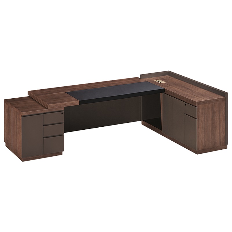 [藏书阁]老板办公桌简约现代经理主管桌大班台单人办公家具3.6米