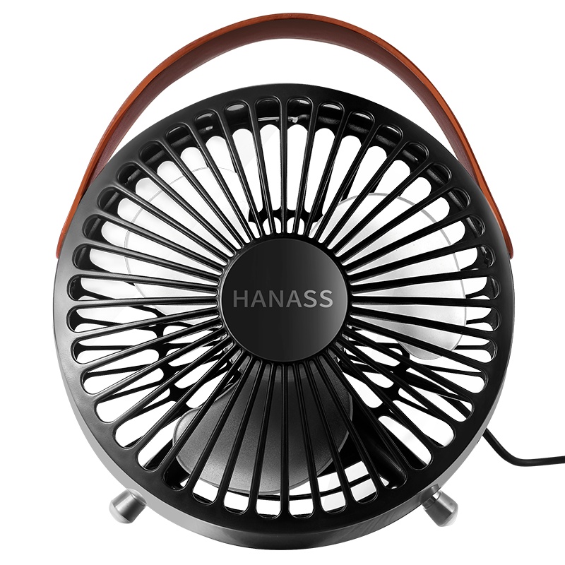 海纳斯(HANASS)小风扇DH-FS02 学生宿舍寝室usb小风扇 办公便携usb电风扇机械版 家用1档自然风时尚台扇