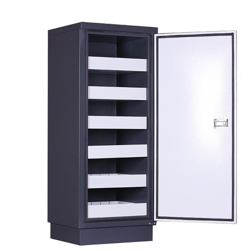 豫亿腾 六抽全钢制防磁柜 磁盘防磁柜 光盘CD信息安全柜 存储柜