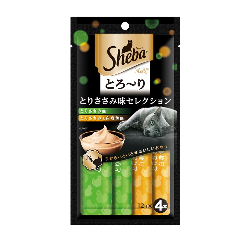 希宝成猫猫条 舔食软包罐鸡肉+鲣鱼 48g*6包