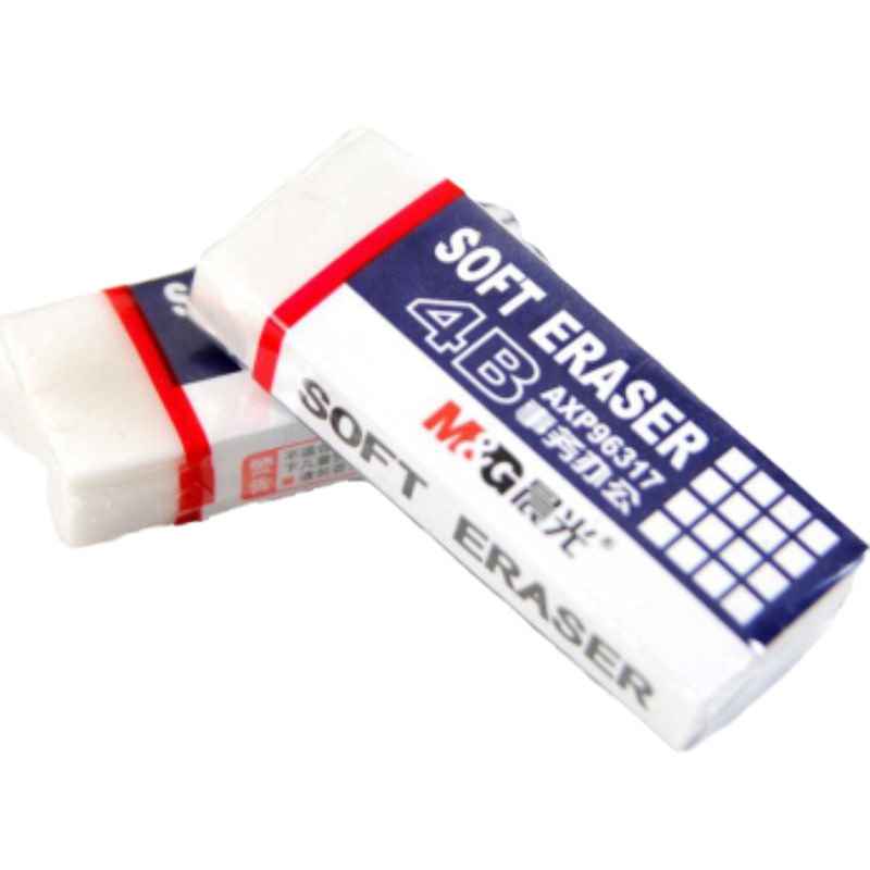 晨光4B橡皮 AXP96317 白30块/盒装