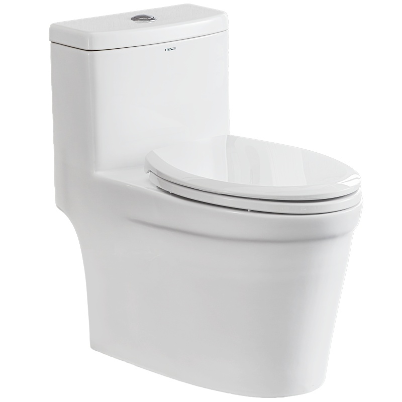 法恩莎卫浴马桶坐便器FB1655连体座便器喷射虹吸坐便器
