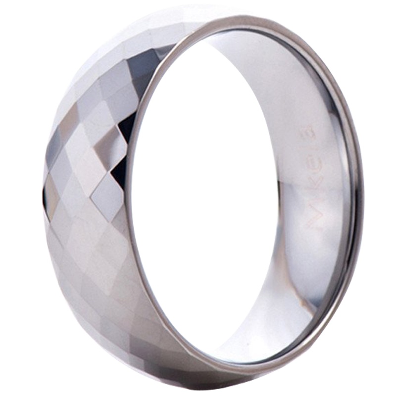 梦克拉Mkela 钨金戒指 心网 情侣