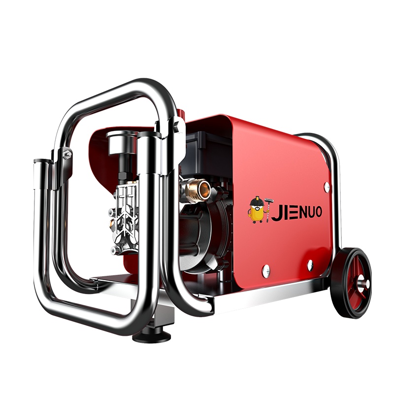 杰诺洗车机高压水泵家用220v便携汽车刷车神器抢全自动清洗机水枪[25米水管+压力表+调压阀+6500w]