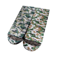 三极户外(Tripolar) TP2908 睡袋户外旅行秋冬季成人迷彩睡袋轻便室内露营隔脏保暖便携式棉睡袋