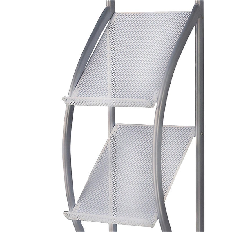 得力(deli)9309 报刊架/杂志架 杂志架精致型(灰)(只)