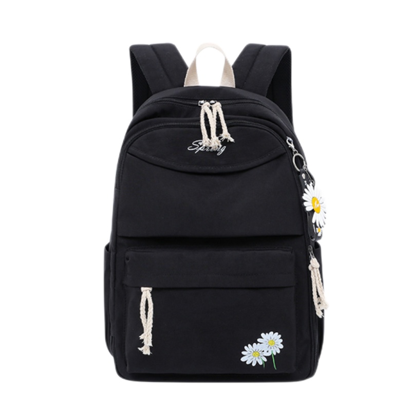 迪嘉乐大容量韩版中学书包初中双肩包女 ins高中大学生旅行休闲双肩背包