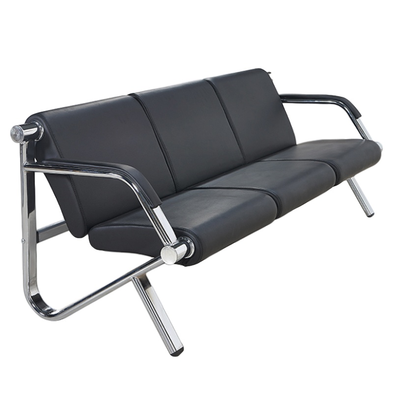 逐鹿中原三人位沙发不锈钢排椅等候椅办公沙发座椅连排沙发椅HC029多种颜色可选