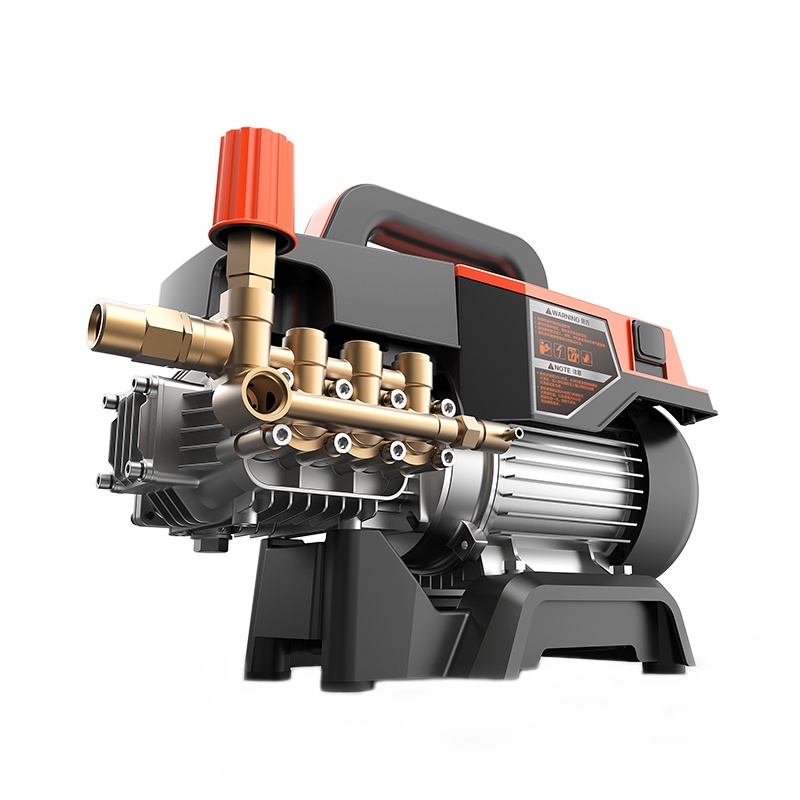 亿力YILI商用洗车店工业用洗车机感应电机高压清洗机洗车泵大流量大压力汽车用品YLQ7590G 220V