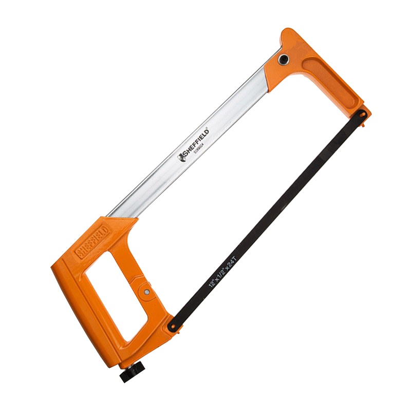 钢盾铝合金方管钢锯 可调式手锯木工锯子 12' S069004