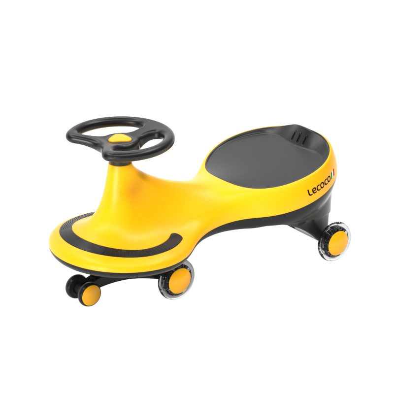 乐卡费尼儿童扭扭车小孩玩具车溜溜车摇摇车摇摆车滑行车健身车平衡车闪光轮