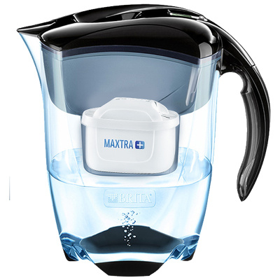 碧然德(BRITA)滤水壶滤芯净水器家用净水壶Elemaris探索者黑色一壶1芯