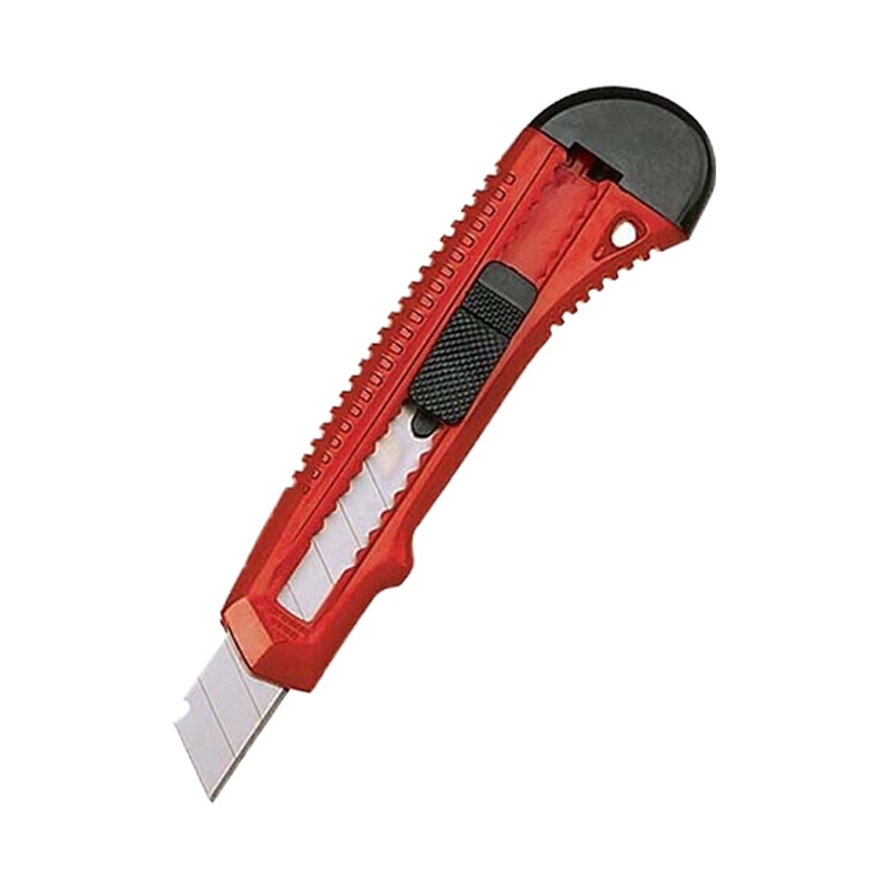 齐心 简易美工刀 B2805 18MM 大号 红色 一把装(起订量不足48把不发货)