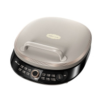 小熊电饼铛烙饼锅家用多功能早餐机煎饼铛煎烤机三明治机双面25mm加热加深烤盘5档火力可调DBC-P15M2