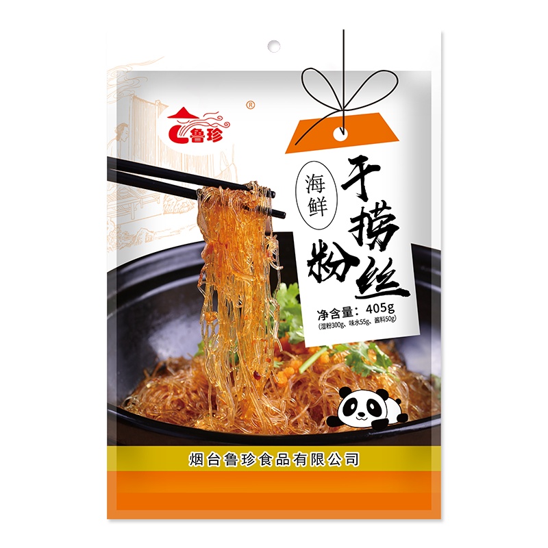 鲁珍 海鲜干捞粉丝405g 酱料味水三合一 酒店宴席专用