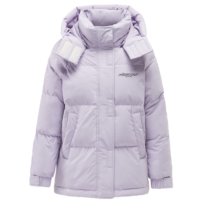 坦博尔2021新款潮流工装风羽绒服女短款宽松韩版小个子外套