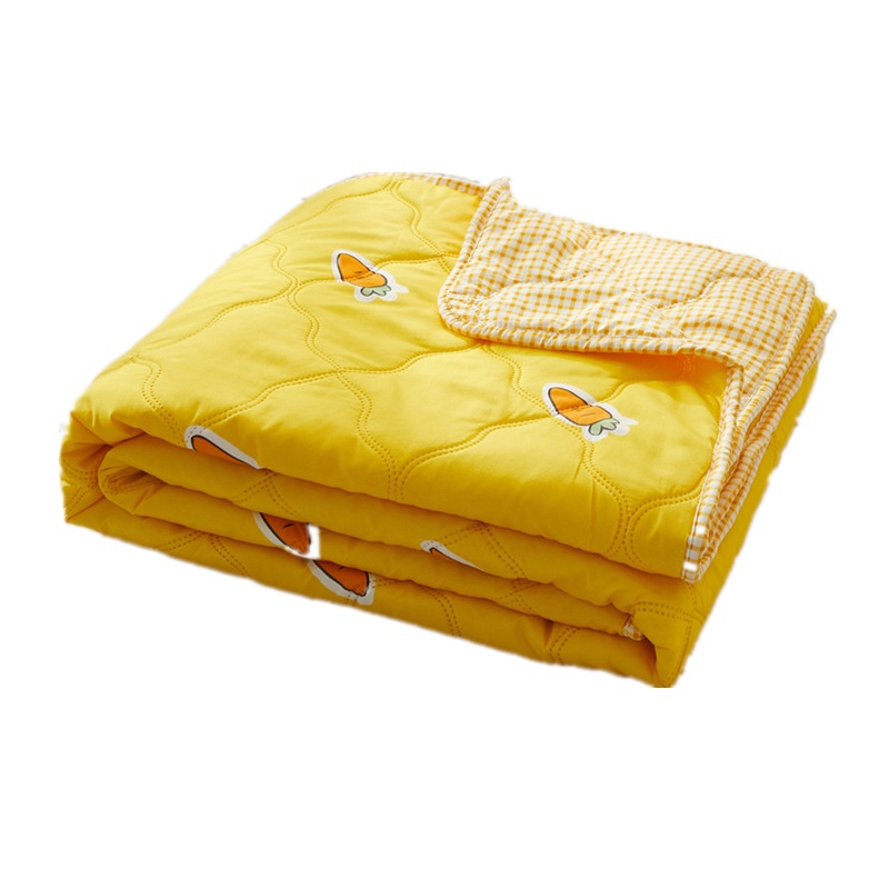 南极人(NanJiren)家纺 可水洗纤维夏被平纹夏凉被 床上用品花朵/草/叶子空调被子被芯