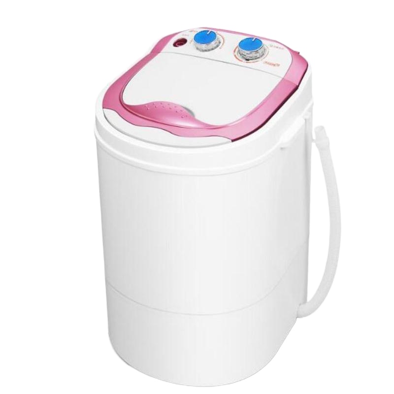 / 迷你单筒小型半自动单桶小洗衣机洗脱一体带甩干 土豪金