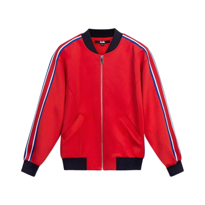 拉夏贝尔puella春装新款棒球服外套女夹克宽松飞行员茄克20010948