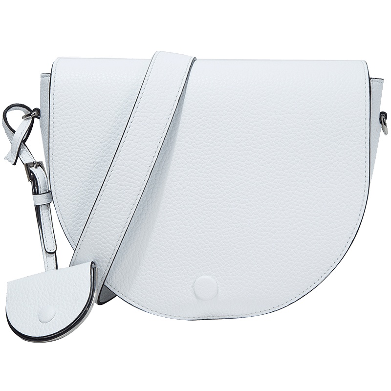 可西奈尔(COCCINELLE)女士牛皮单肩包斜挎包E1BP1150101白色010