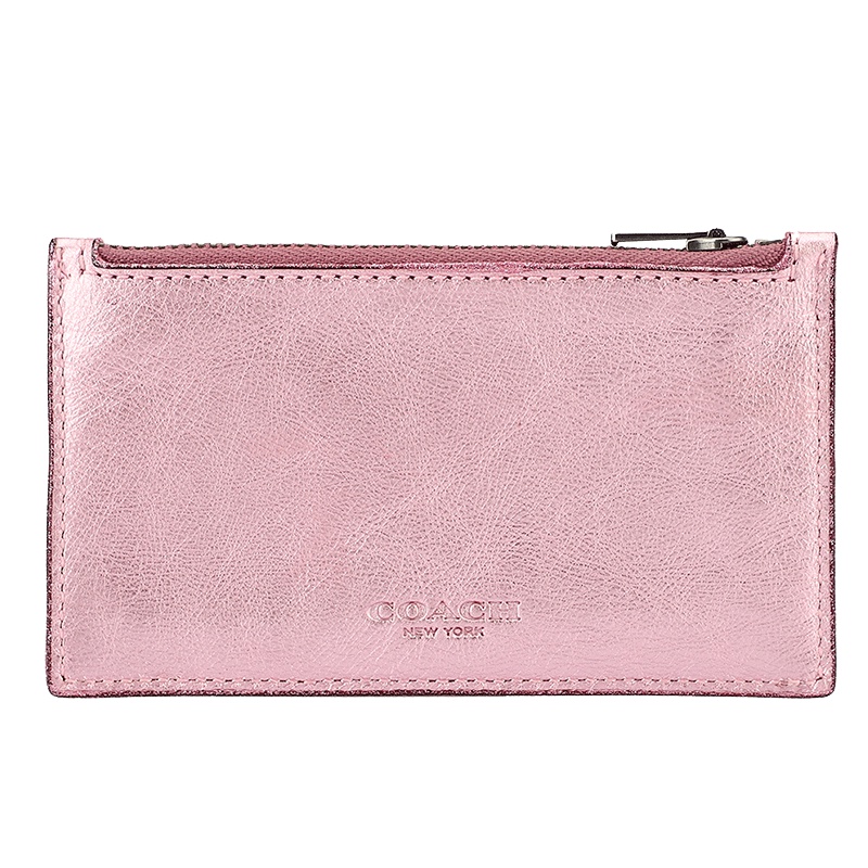 蔻驰coach女包奢侈品欧美时尚短款真皮皮质手拿小巧零钱包女士钱包