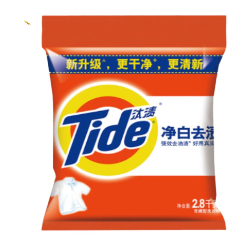 自然清香洗衣粉 汰渍 2.8kg 4袋/箱
